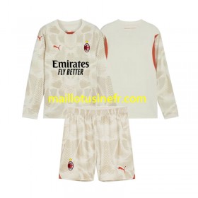 Maillot de Foot AC Milan Gardien Troisième 2024-25 Manches Longues - Enfant